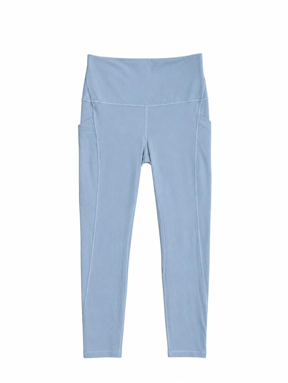 Lululemon Invigorate High-Rise Tight 25” Leggings Blue Gray Size 8 Pockets